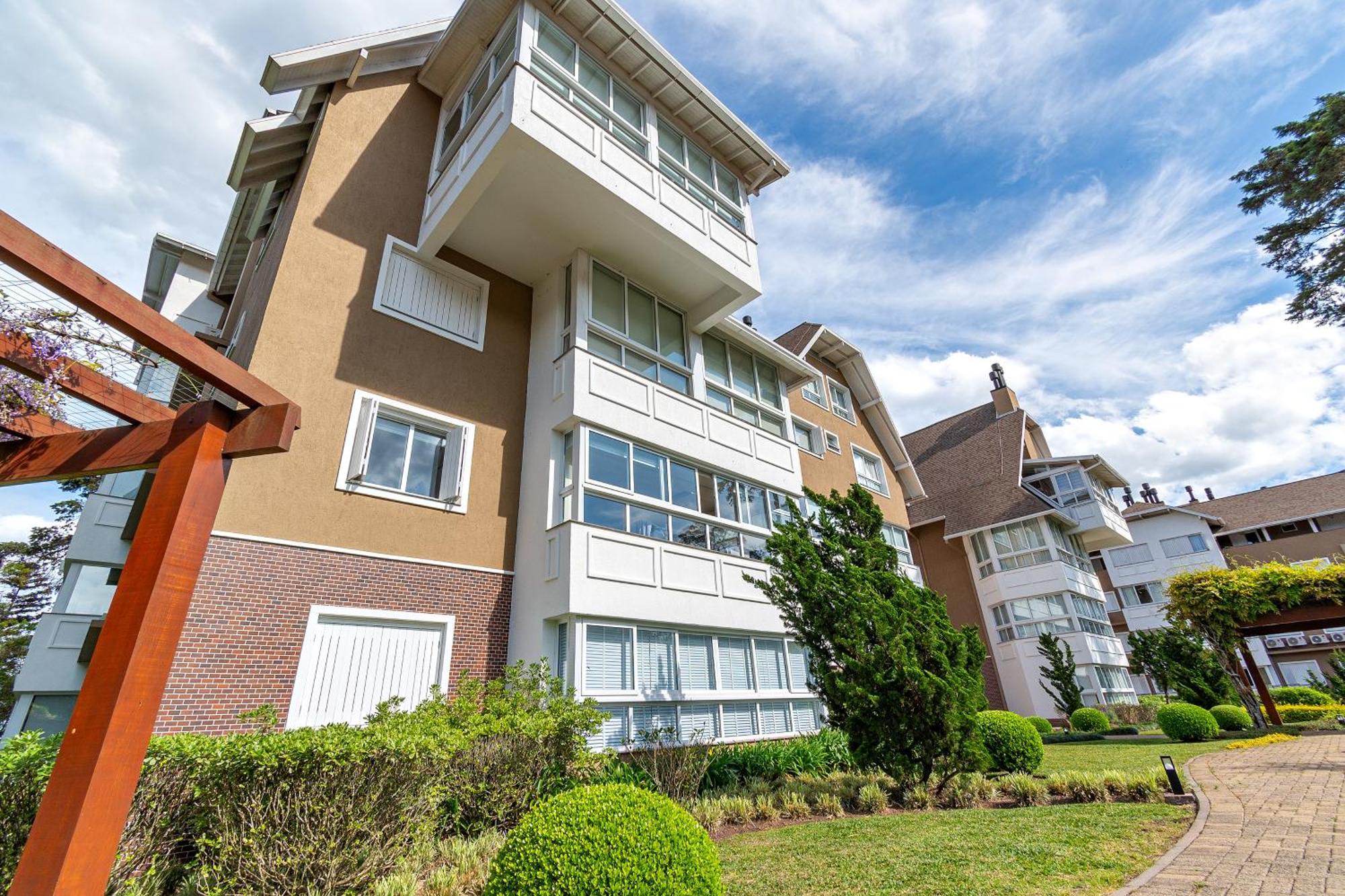 Luxuoso Apartamento Central Para 10 Pessoas Gramado Exteriér fotografie