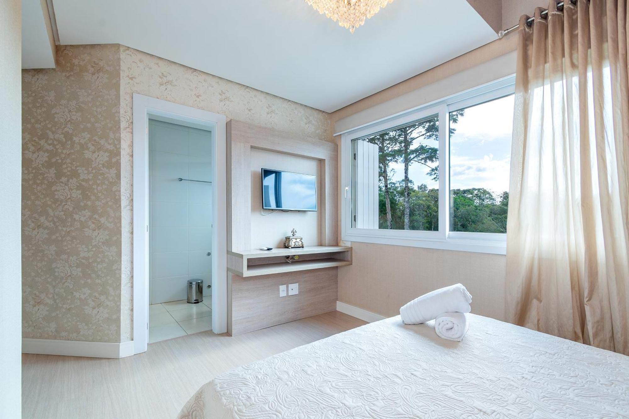 Luxuoso Apartamento Central Para 10 Pessoas Gramado Exteriér fotografie